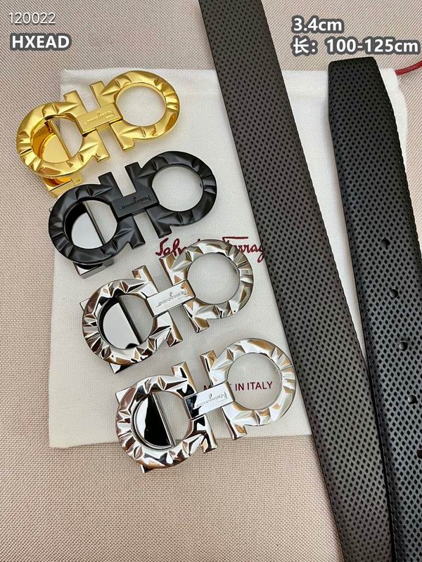 2025Ferragamo belt 34mm 1027